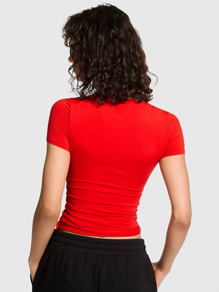 PINK Базовая стрейч-футболка (Base Stretch™) с коротким рукавом