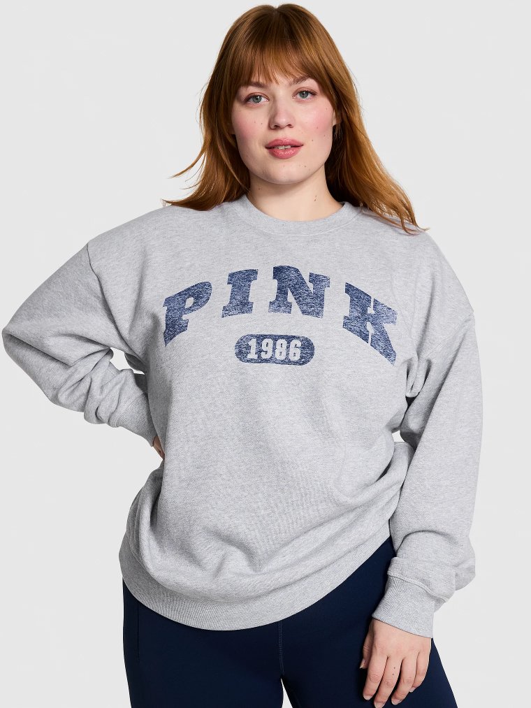 Campus Fleece™ Оверсайз (Oversized) свитшот (Sweatshirt) с круглым вырезом (Crew)