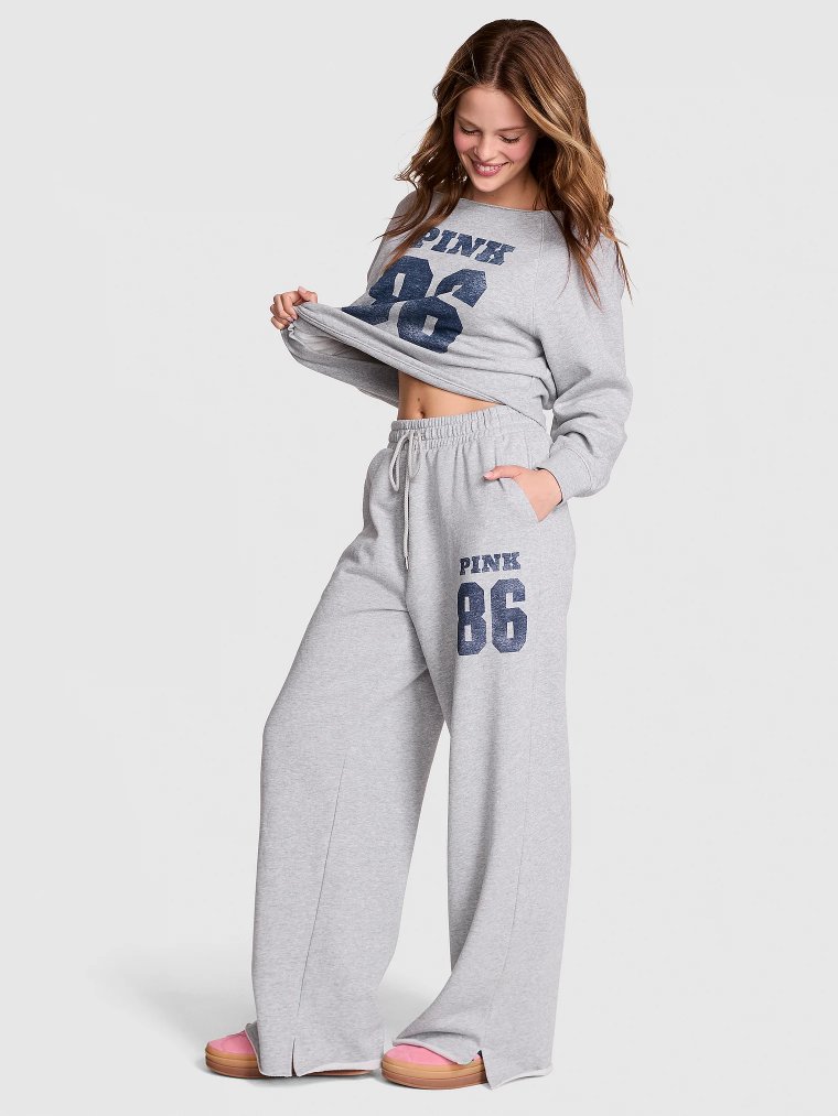 Спортивные штаны Campus Fleece™ широкого кроя с разрезами на подоле