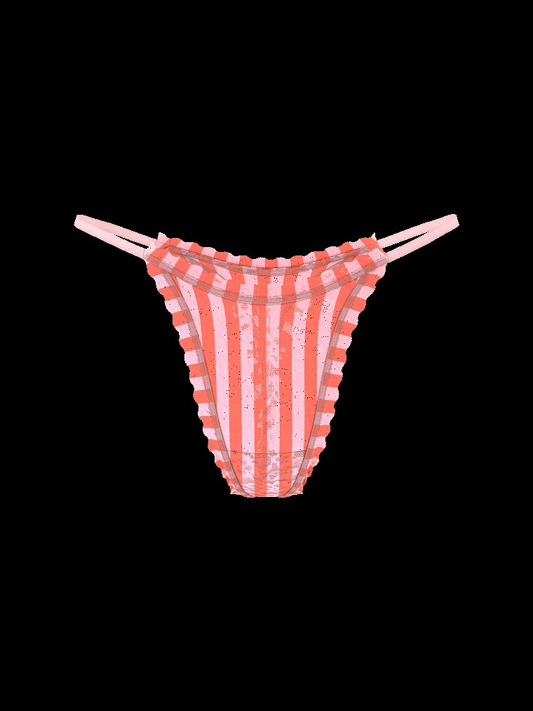 Кружевные (Lace) стринги (String Thong) на тонких завязках