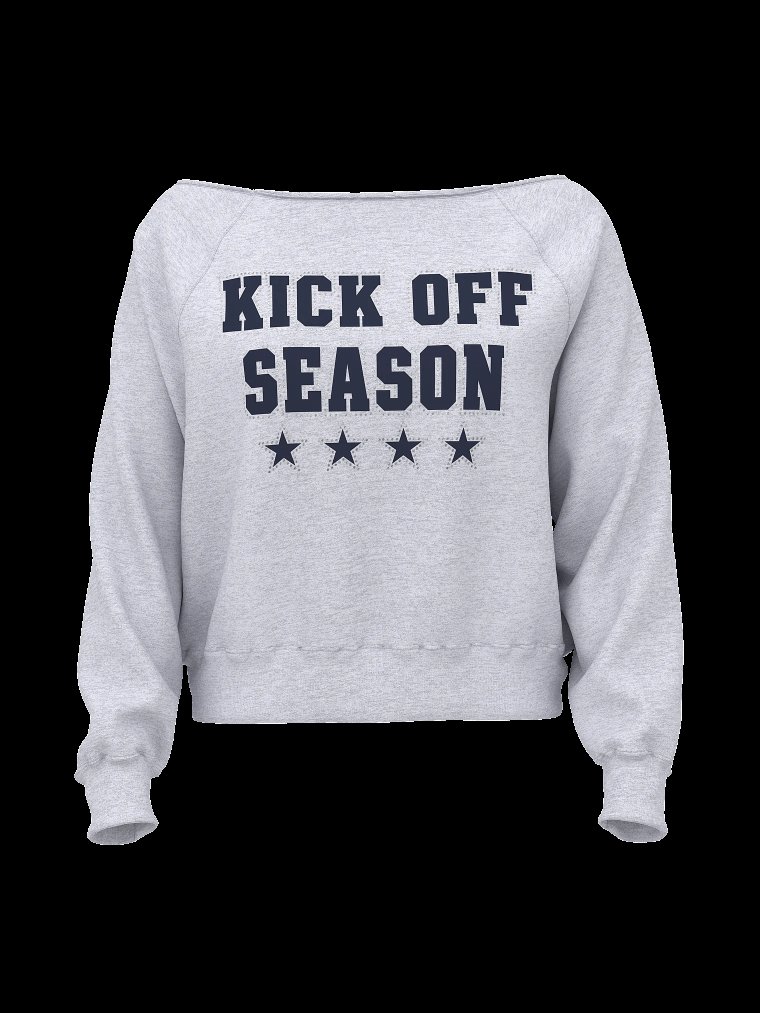 Толстовка с оголёнными плечами (Campus Fleece™)
