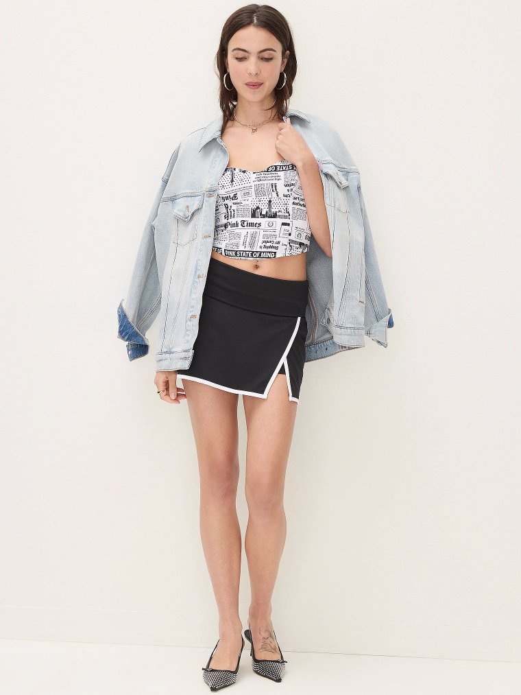 Ткань Relay (Relay) Цветоблок (Colorblock) Юбка-шорты (Skort)
