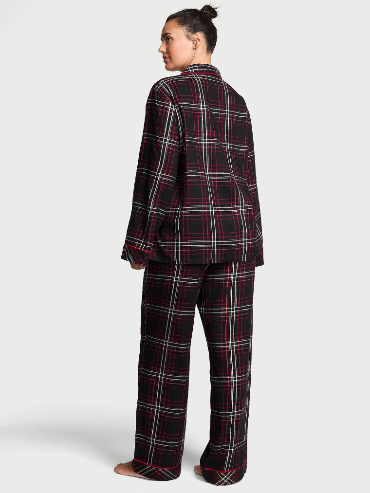 Пижама из фланели (Flannel), длинная, комплект