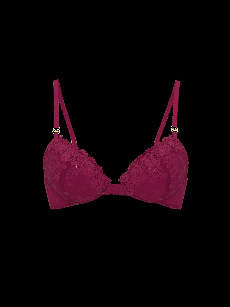Полулифчик (Demi Bra) без подкладки (Unlined) Sheer Heritage Dot