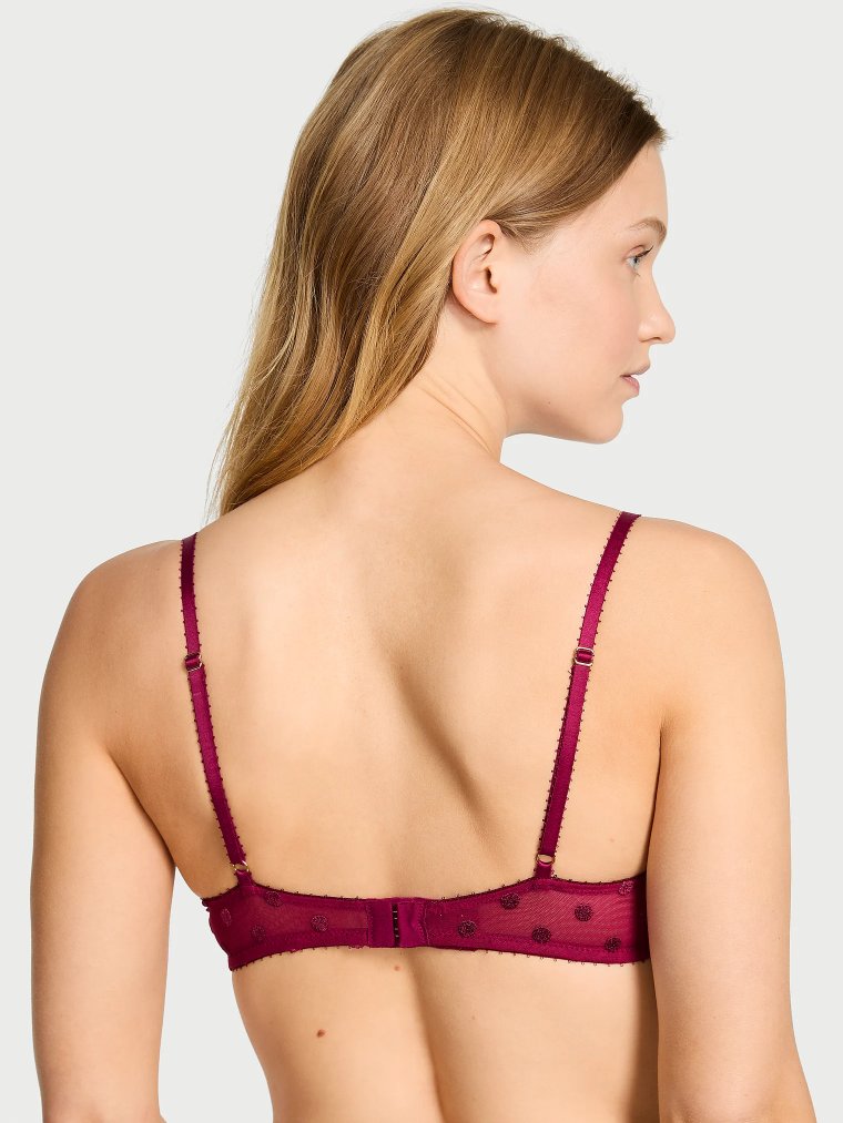 Полулифчик (Demi Bra) без подкладки (Unlined) Sheer Heritage Dot