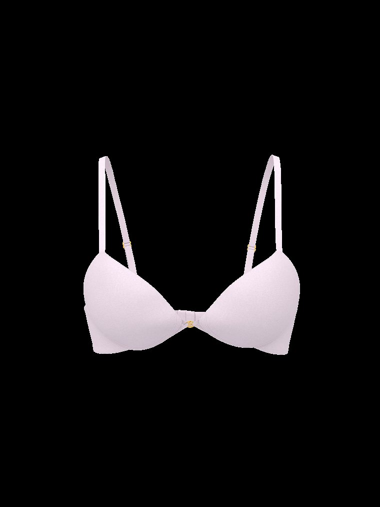 Гладкий слегка подкладной бюстгальтер с глубоким вырезом (plunge demi bra)
