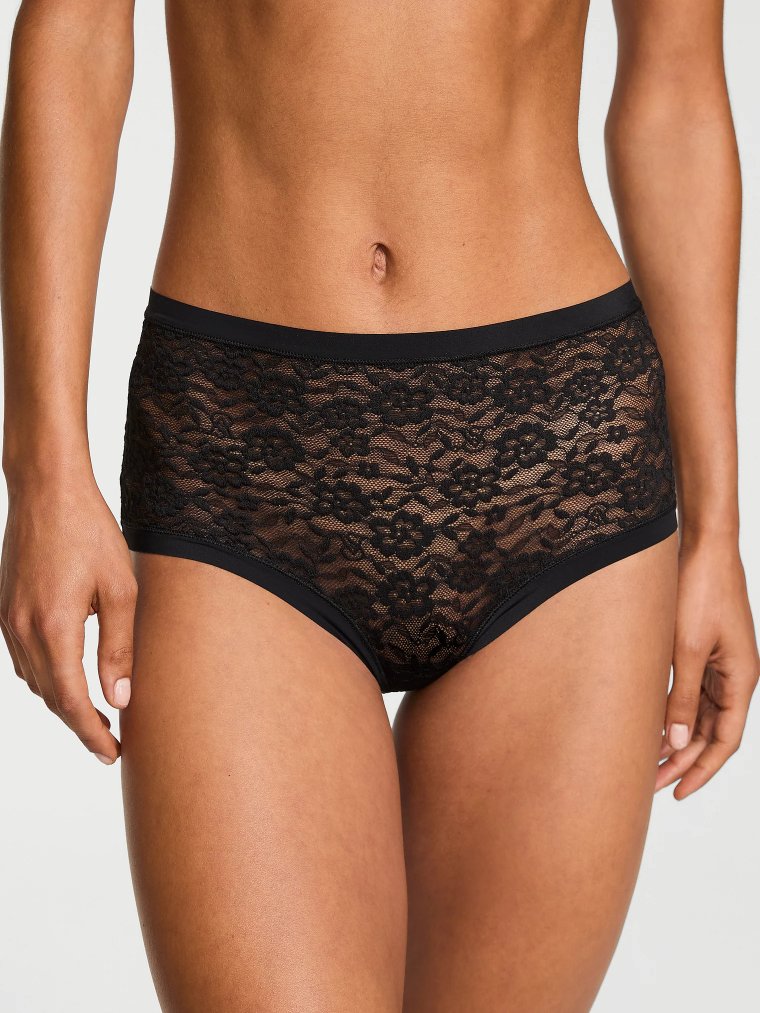 Бесследные трусики с кружевной отделкой Lacie (No-Show Lacie Modern Brief Panty)