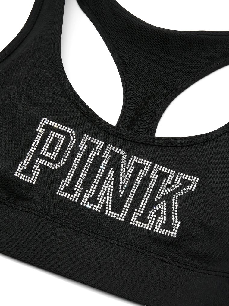 PINK Релей™ (Relay™) Спортивный бюстгальтер с открытой спиной (Racerback)