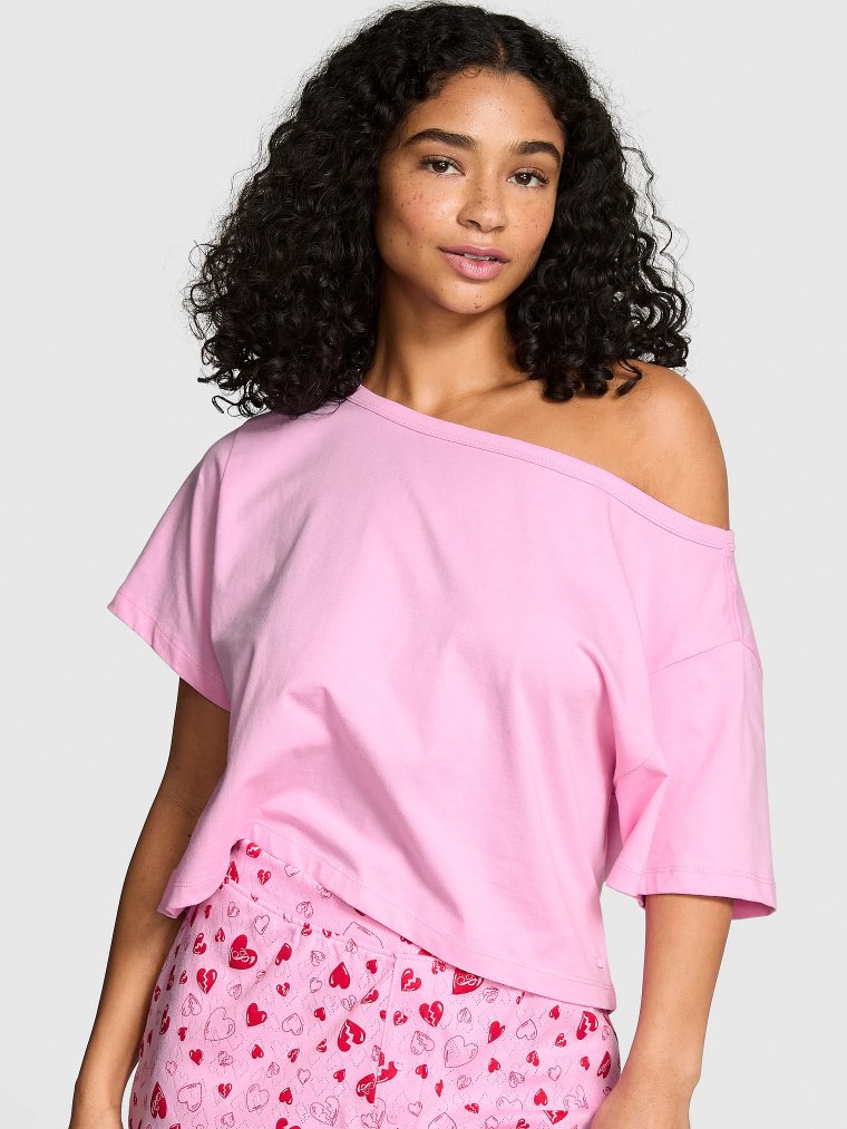 Свободная укороченная ночная сорочка (Slouchy Cropped Sleepshirt)