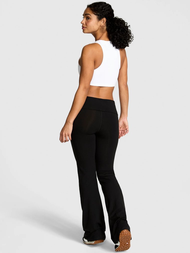 All-Day Cotton™ — лосины-клёш с отгибным поясом
