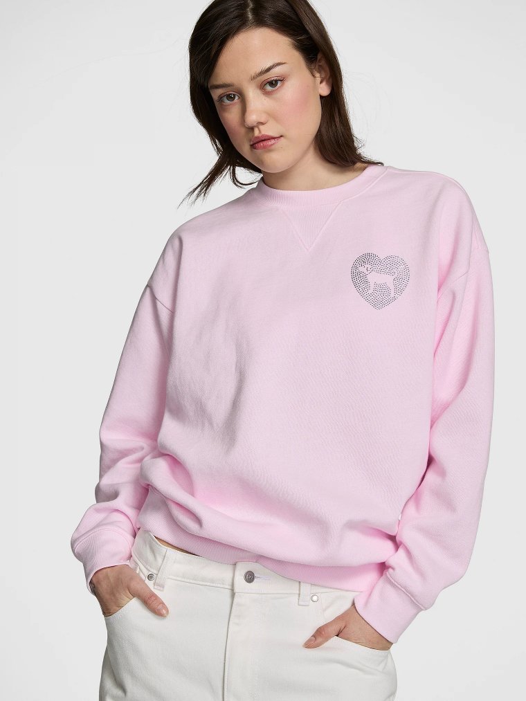 Свитшот (Sweatshirt) оверсайз с круглой горловиной из флиса Campus Fleece™