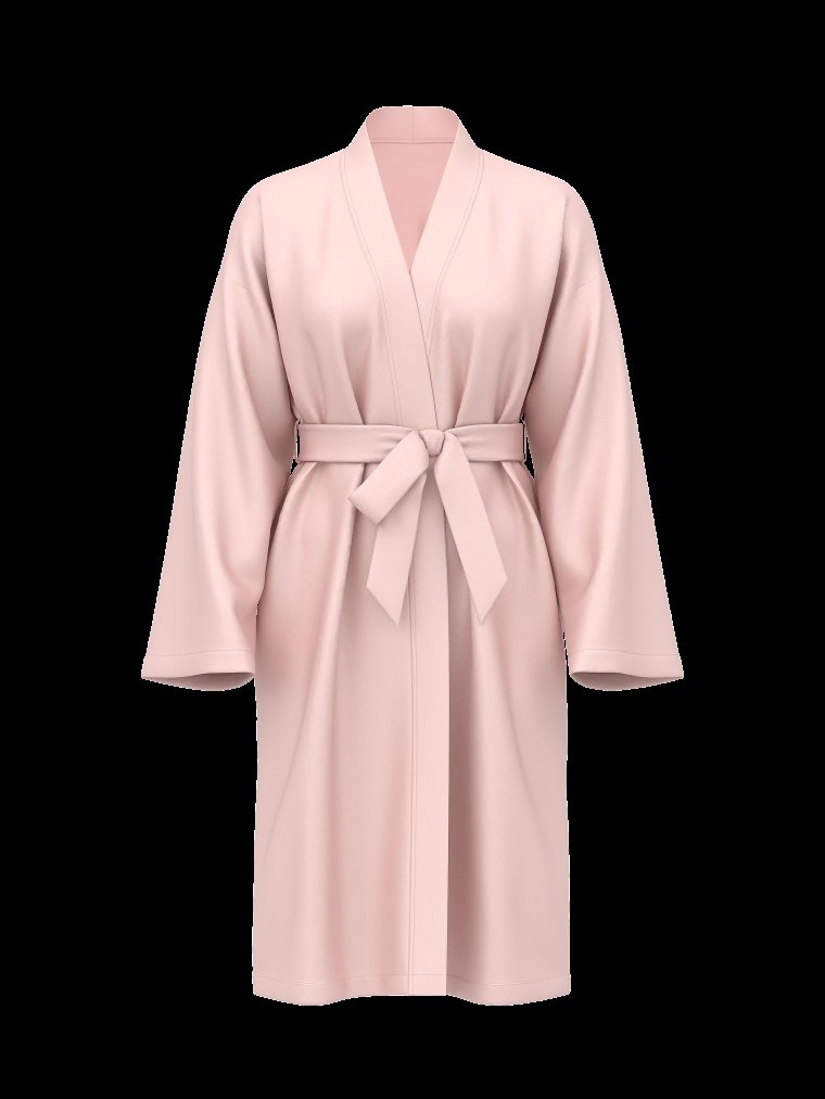 Фирменный (Signature) сатиновый миди-халат (Robe)