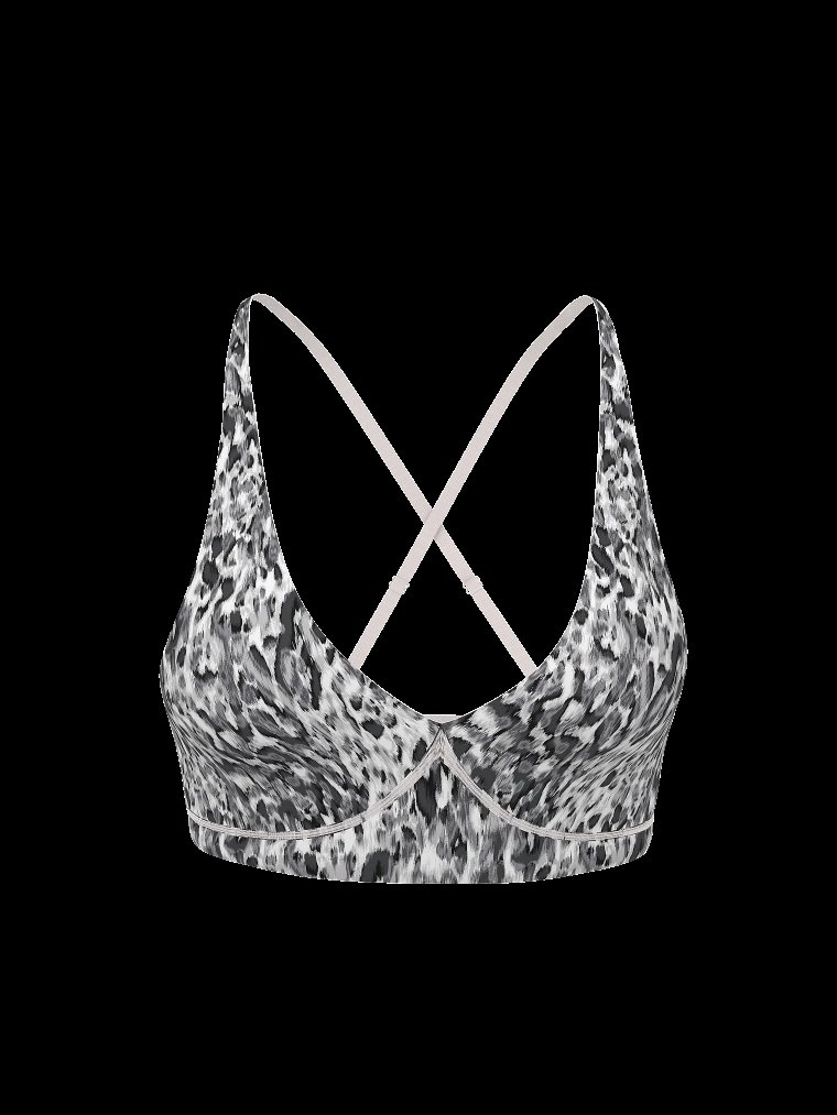 Спортивный бюстгальтер (Sports Bra) Relay с глубоким вырезом и перекрещенными бретелями