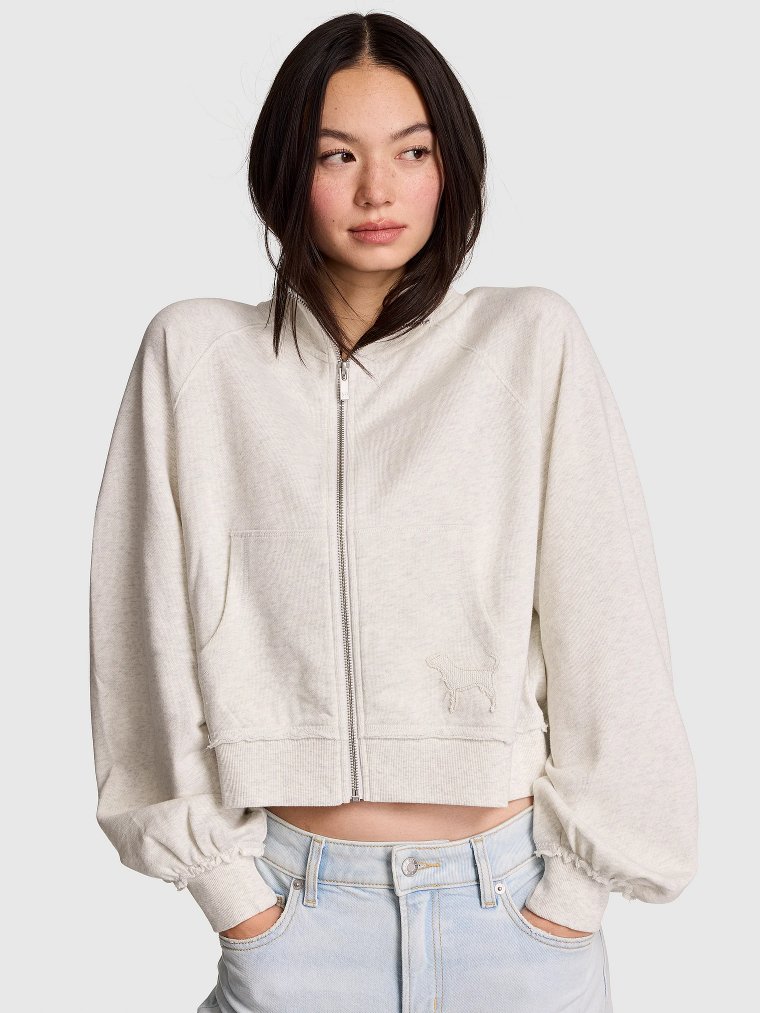 Campus Terry™ свитшот (Sweatshirt) с воротником-стойкой (Mock-Neck) на молнии (Full-Zip)