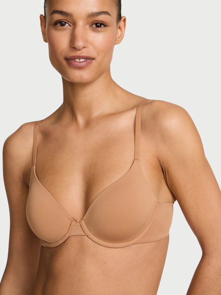 Гладкий бюстгальтер с лёгкой подкладкой и полным охватом (Smooth Lightly Lined Full-Coverage Bra)