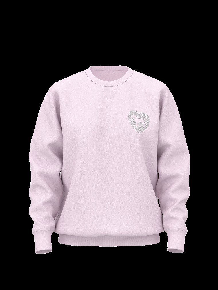 Свитшот (Sweatshirt) оверсайз с круглой горловиной из флиса Campus Fleece™