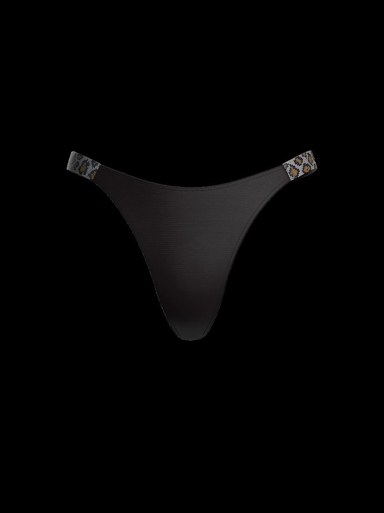 Трусики-стринги с блестящими ремешками (Shine Strap Thong Panty)