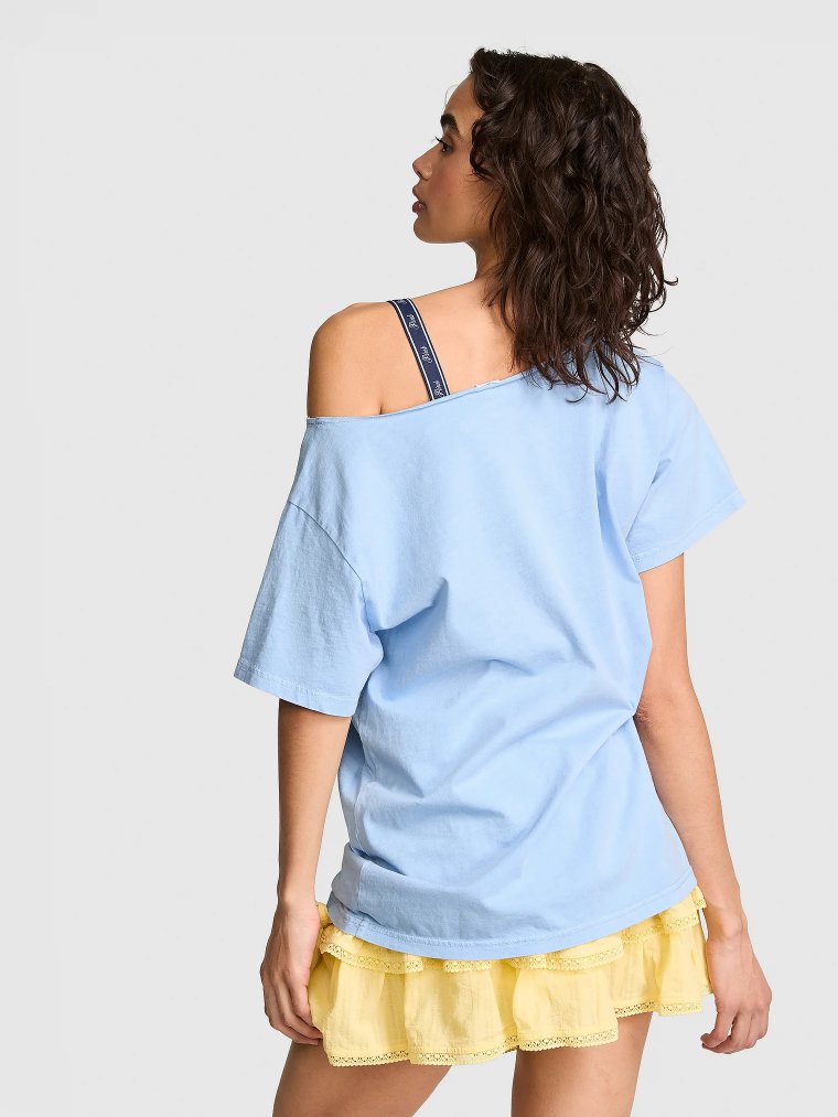 Campus Cotton™ Футболка с открытыми плечами