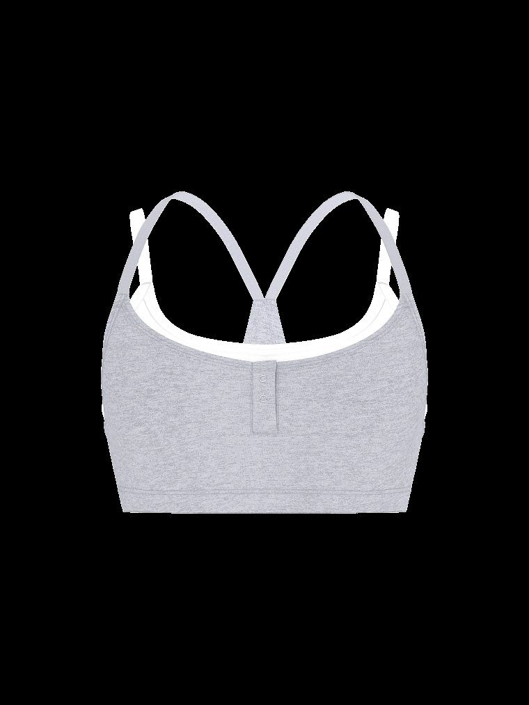 All-Day Cotton™ — бюстгальтер с двойным наложением в стиле хенли (Henley)