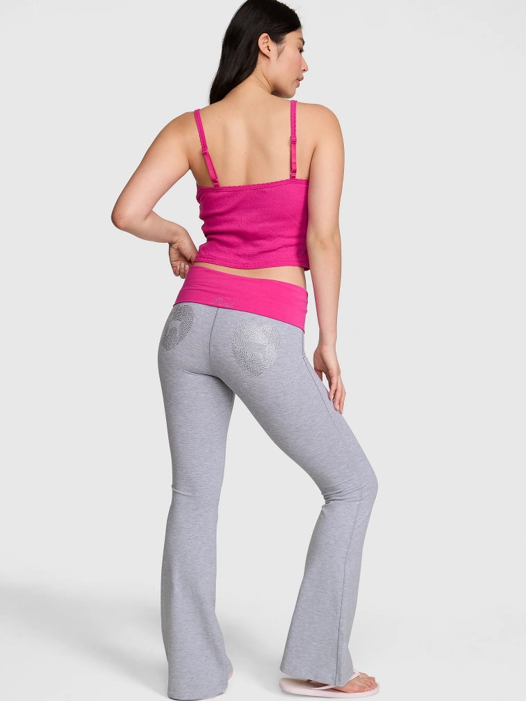 All-Day Cotton™ — лосины-клёш с отгибным поясом