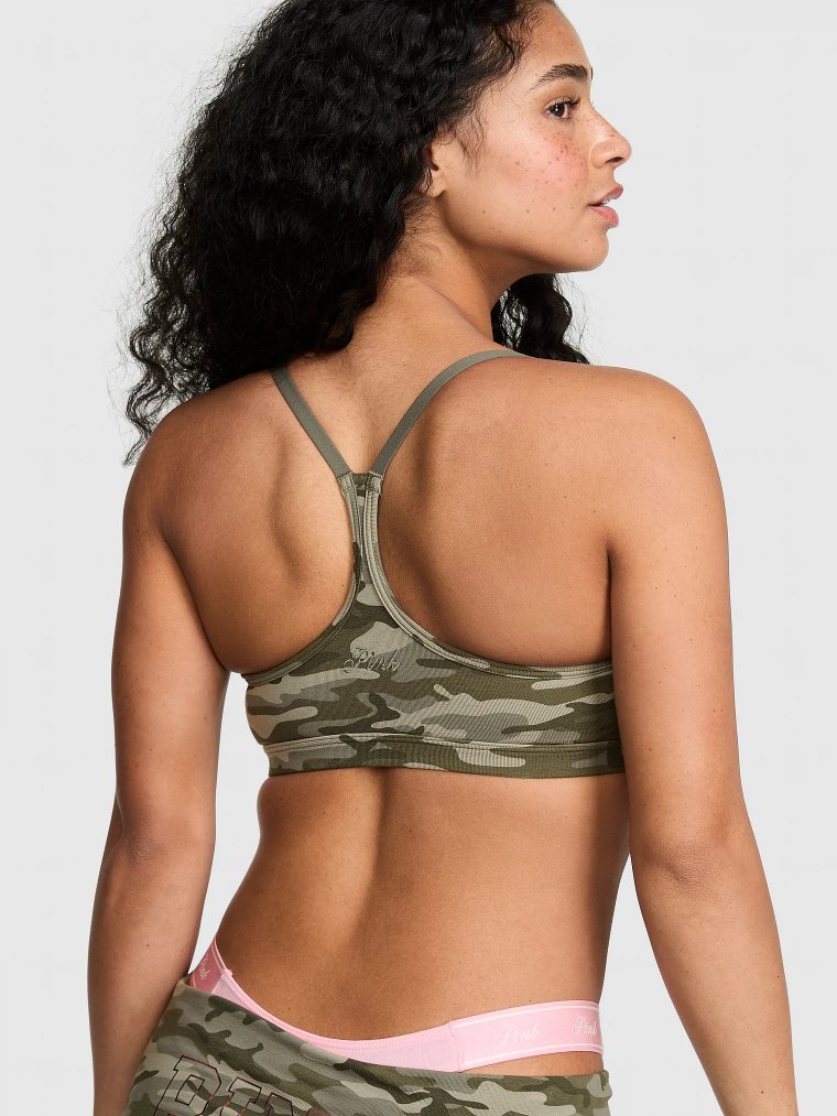 All-Day Cotton™ Спортивный топ с глубоким вырезом и открытой спиной (racerback)