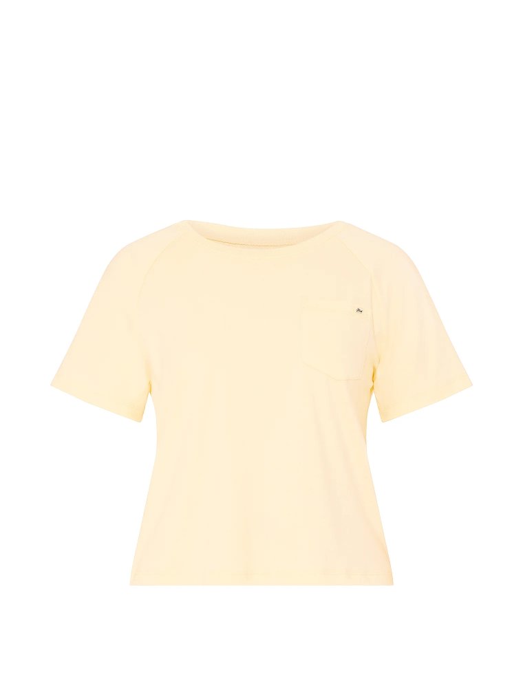 Хлопковая футболка для сна раглан (Raglan Sleep Tee)