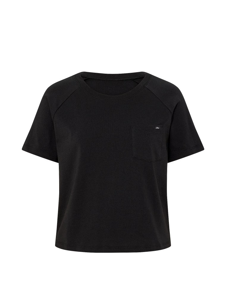 Хлопковая футболка для сна раглан (Raglan Sleep Tee)