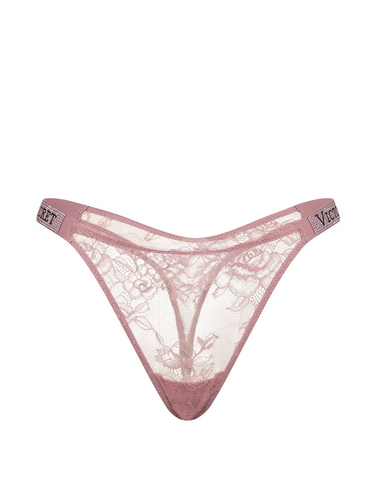 Кружевные трусы-стринги Shine Strap