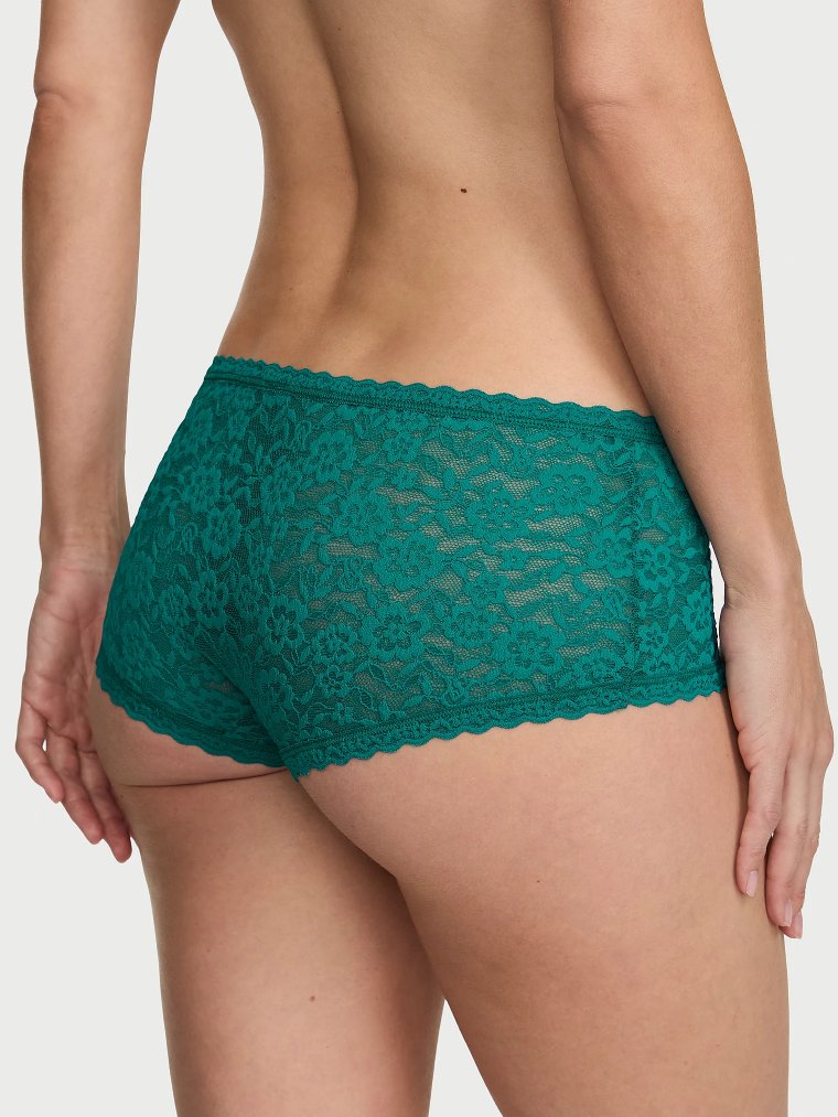 Кружевные боксёрки (Boyshort) низкой посадки