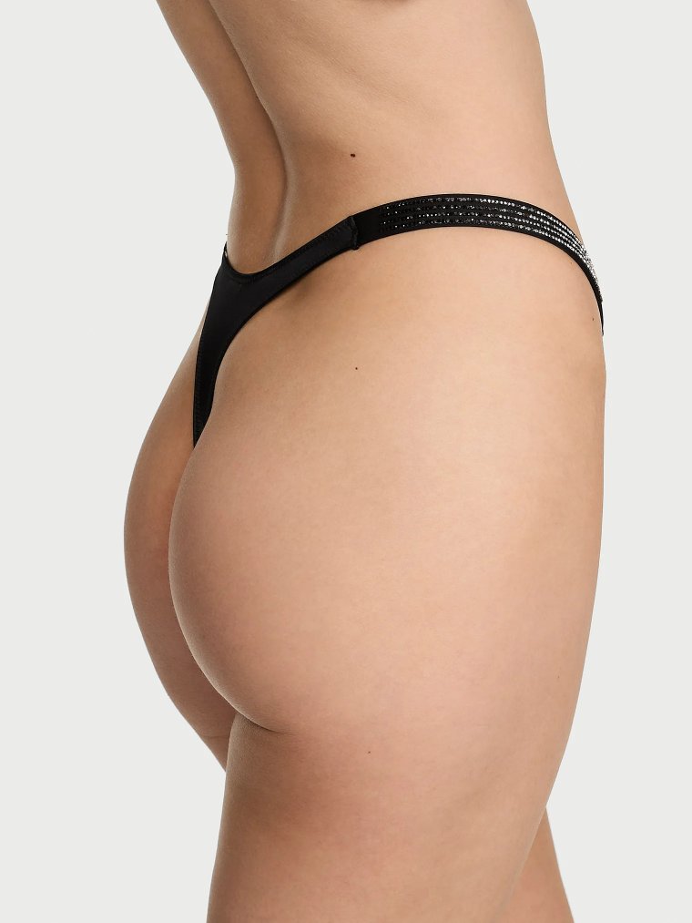 Стринги Шайн Стрэп (Shine Strap) с рисунком «Омбре полоски»