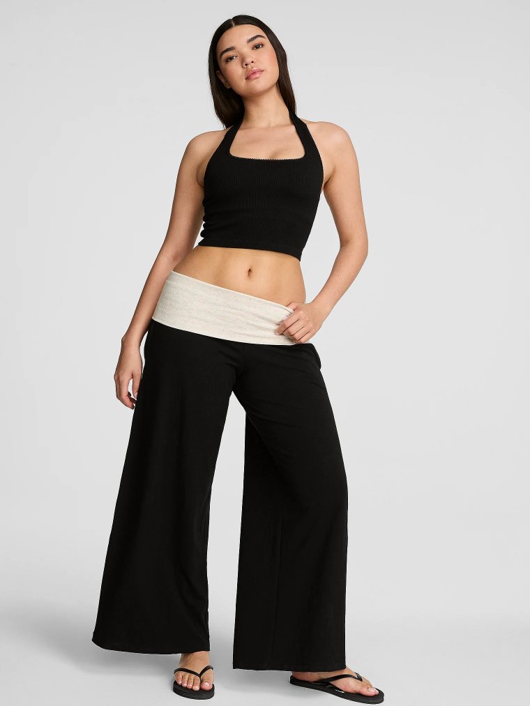 All-Day Cotton™ — широкие брюки с отворачивающимся поясом