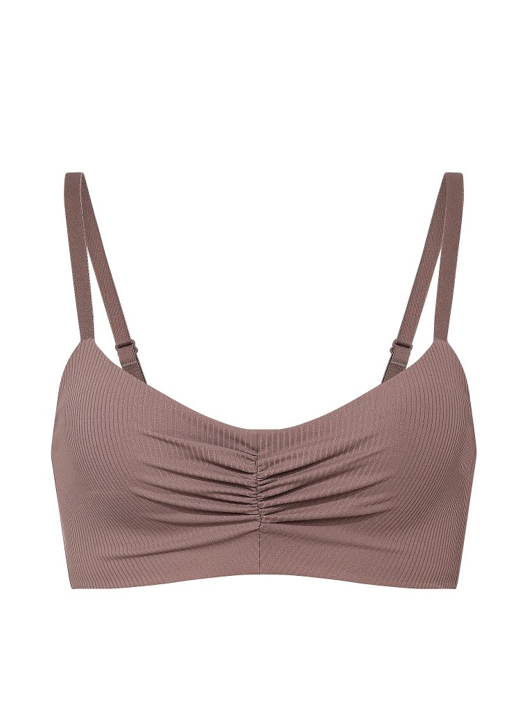VSX Elevate™ Спортивный топ (Sports Bra) из рибовой ткани (Rib) со сборками (Ruched)