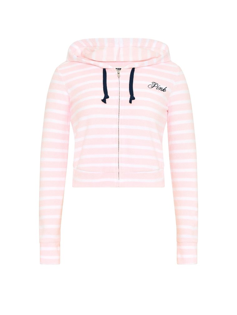 Махровая толстовка-накидка на молнии с капюшоном (Terry Full-Zip Cover-Up Hoodie)