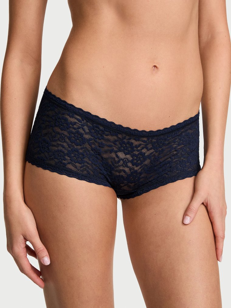 Кружевные боксёрки (Boyshort) низкой посадки