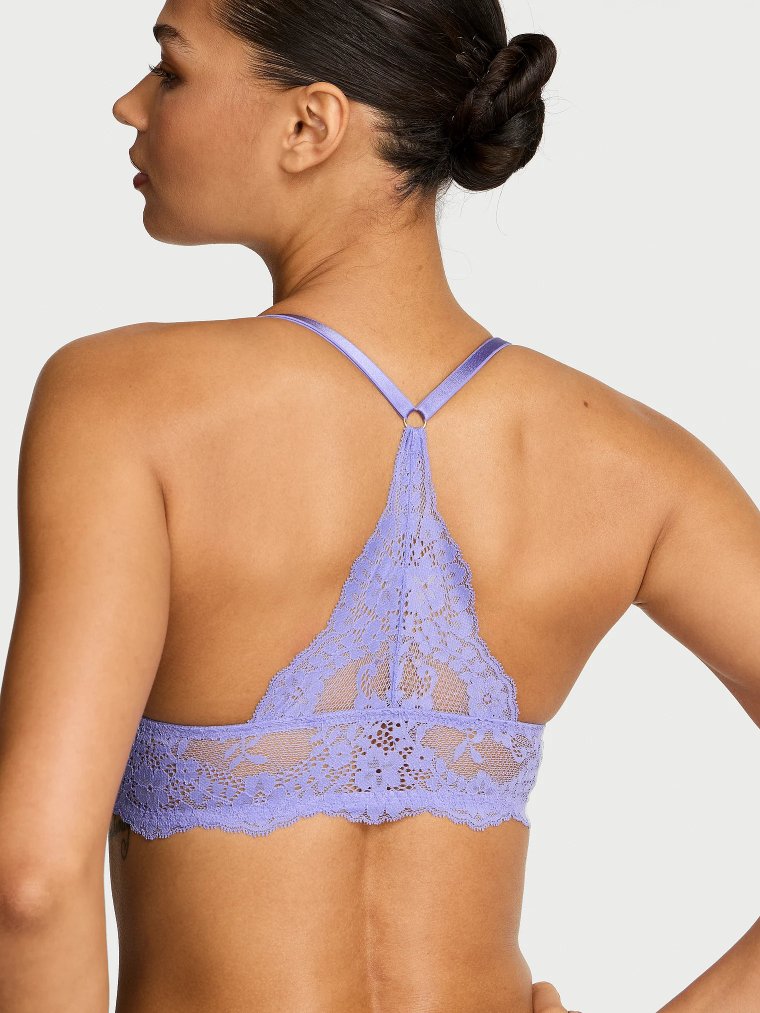 Кружевной бралетт (Demi Bra) с лёгкой подкладкой и раскрытыми лопатками (Racerback)