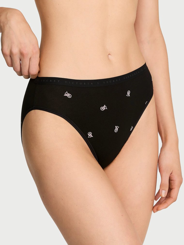 Трусики (Brief Panty) из хлопкового стрейча (Stretch Cotton) с высокой линией бедра (High-Leg)