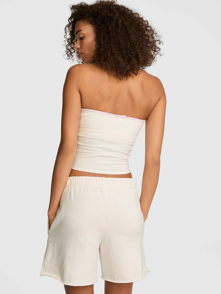 All-Day Cotton™ топ-труба (Tube Top) со сборками (Ruched) и завязкой спереди (Front-Tie)