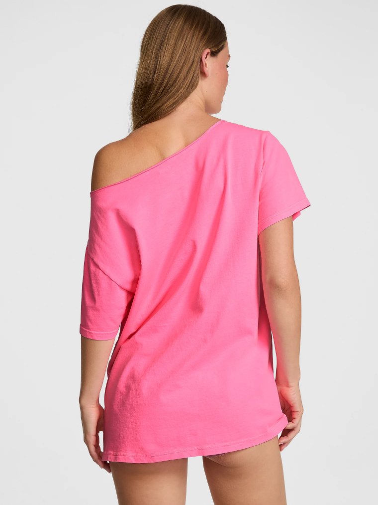 Campus Cotton™ Футболка с открытыми плечами