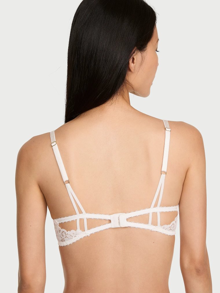 Tease бюстгальтер с глубоким вырезом (plunge bra) с тонкими вкладышами, сексуальный, с бретелями, кружевной