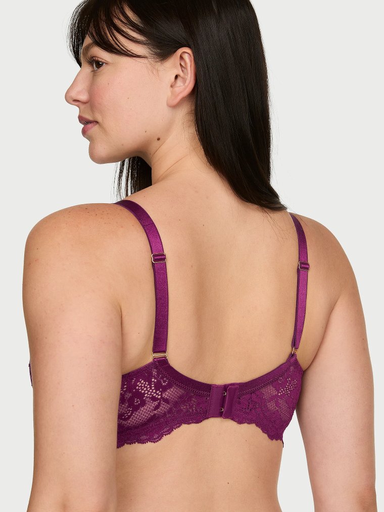 Кружевной полнопокрывающий бюстгальтер без подкладки (unlined) The Fabulous от Victoria's Secret