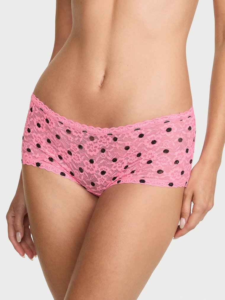 Кружевные боксёрки (Boyshort) низкой посадки