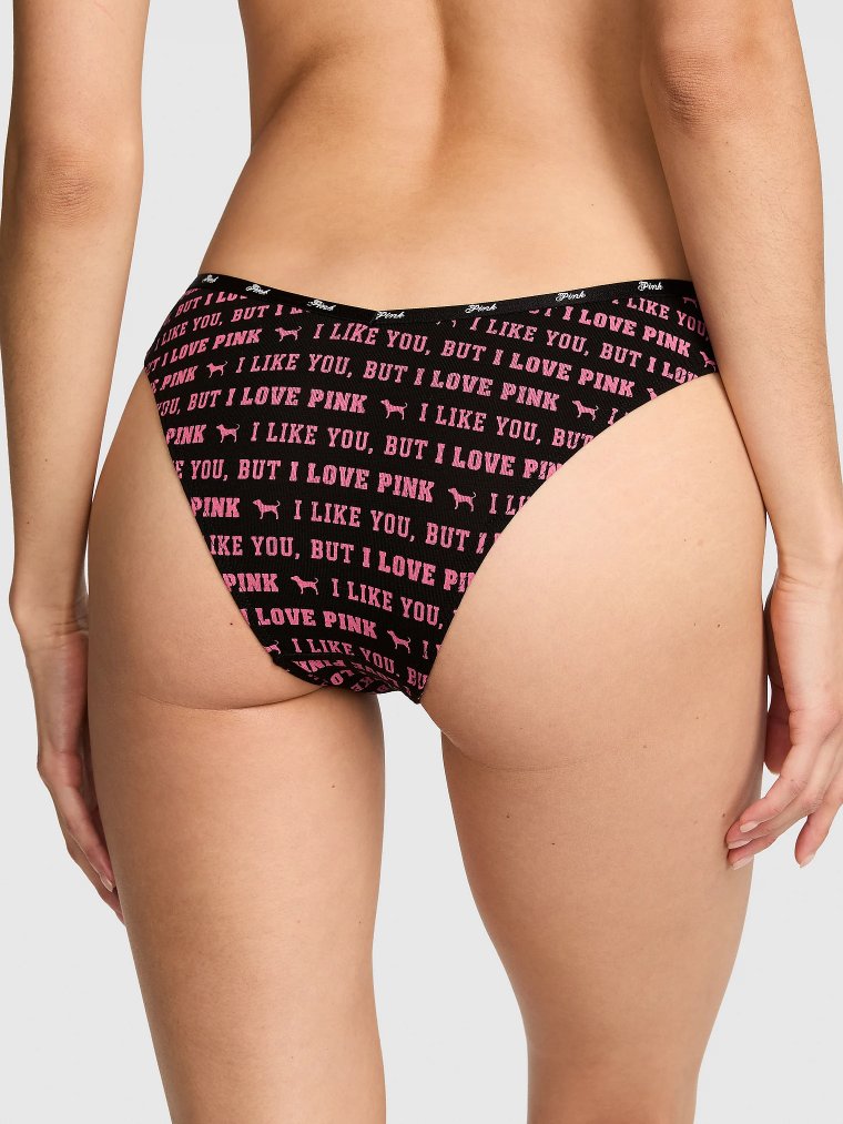 Логотип (Logo) Хлопковые (Cotton) Трусики-танга (Tanga Panty)