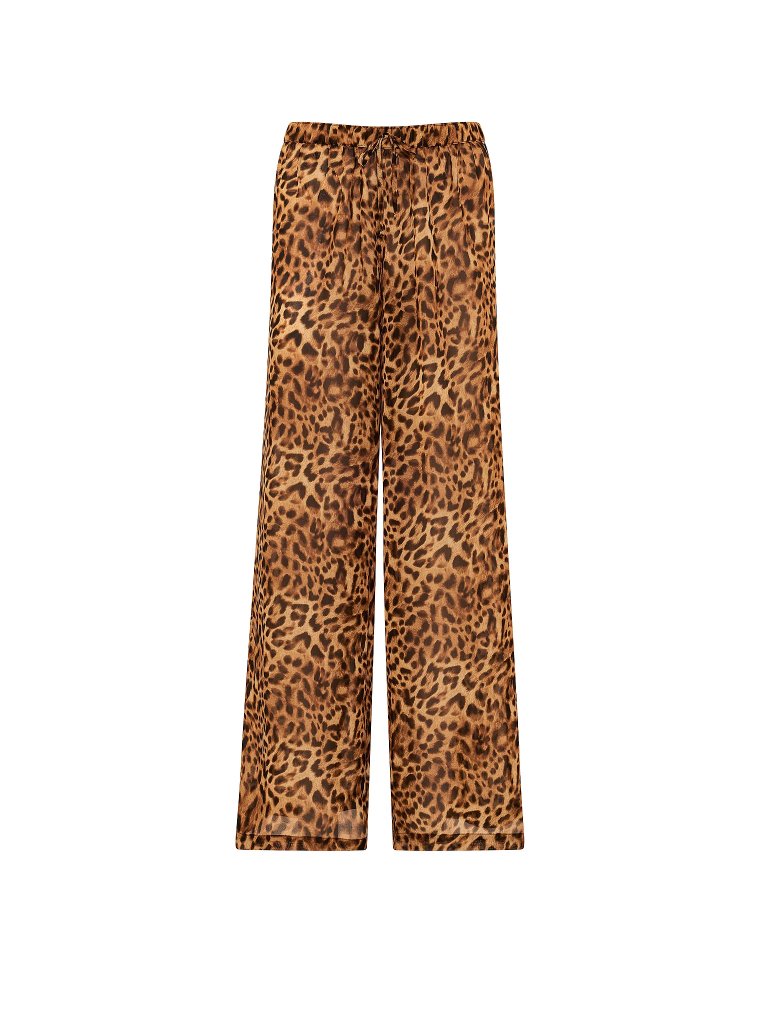 Шифоновые (chiffon) плиссированные (pleated) брюки (pant)