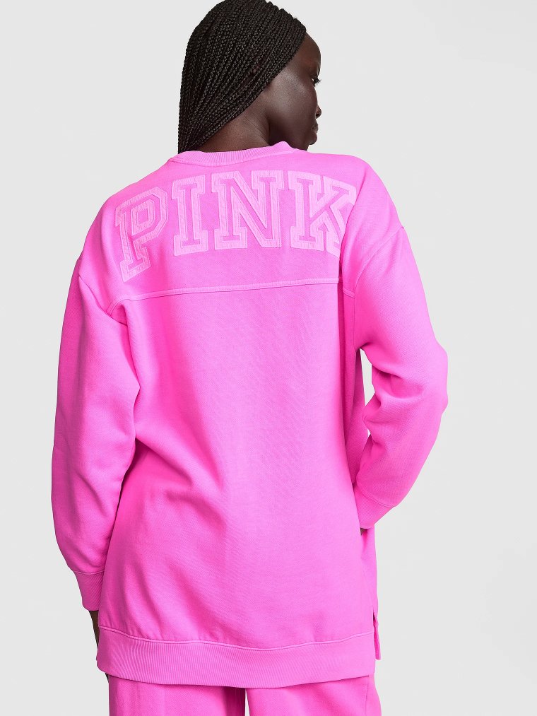 Campus Fleece™ Кофта с круглым вырезом увеличенной длины