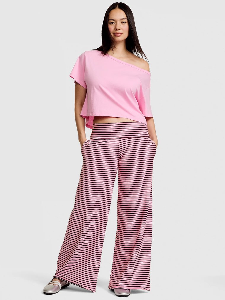 All-Day Cotton™ — широкие брюки с отворачивающимся поясом