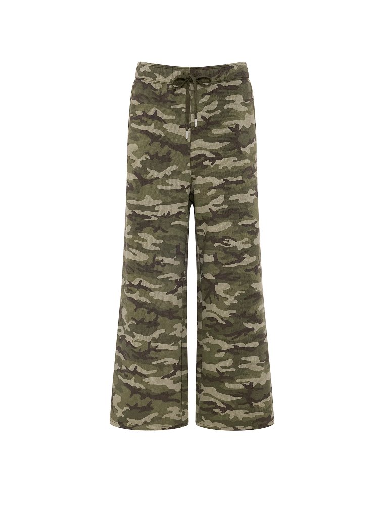 Campus флис (Fleece™) укороченные широкие спортивные штаны (Sweatpants)
