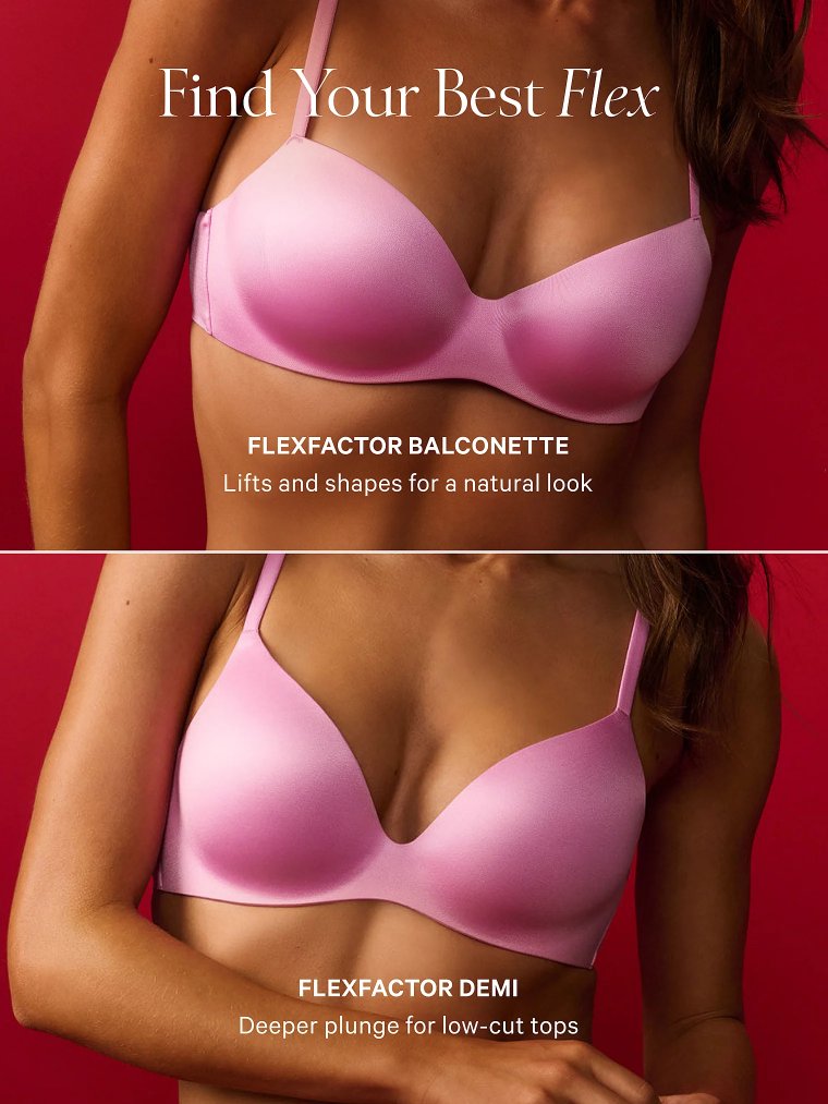 Бюстгальтер балконет (balconette) FlexFactor с мягкой подкладкой