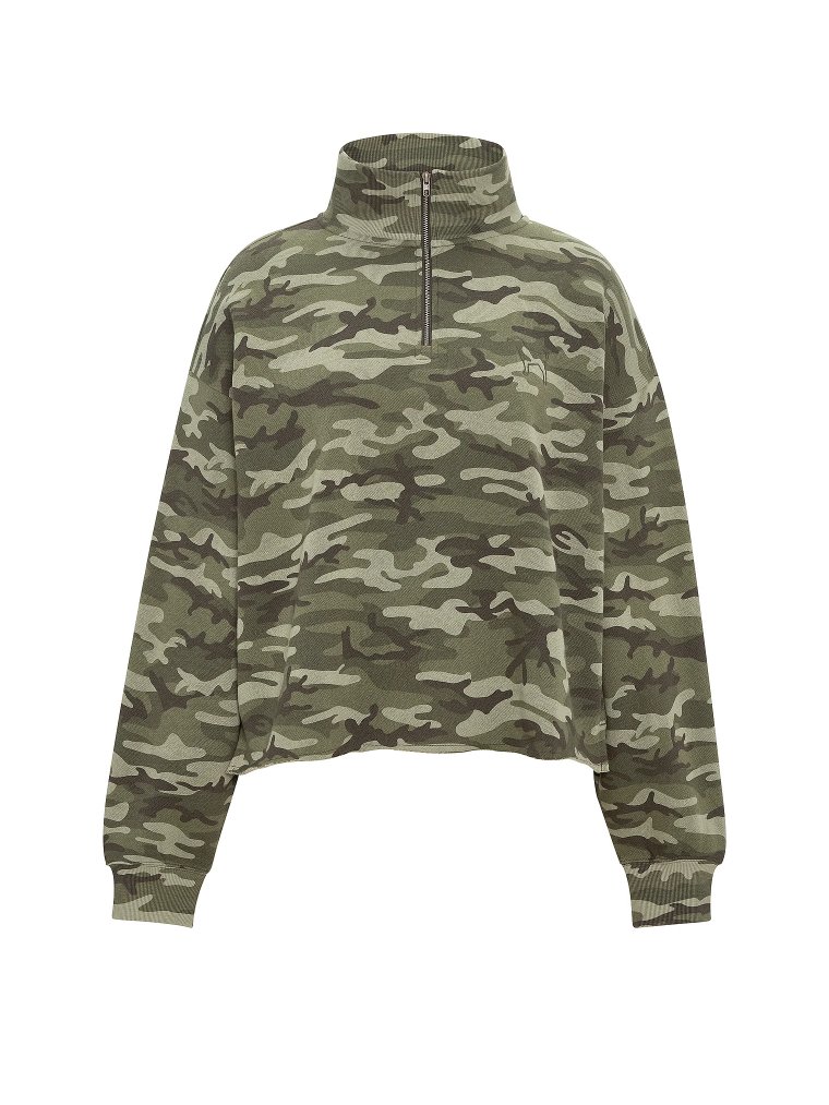 Campus Fleece™ толстовка прямого кроя с ¼-молнией