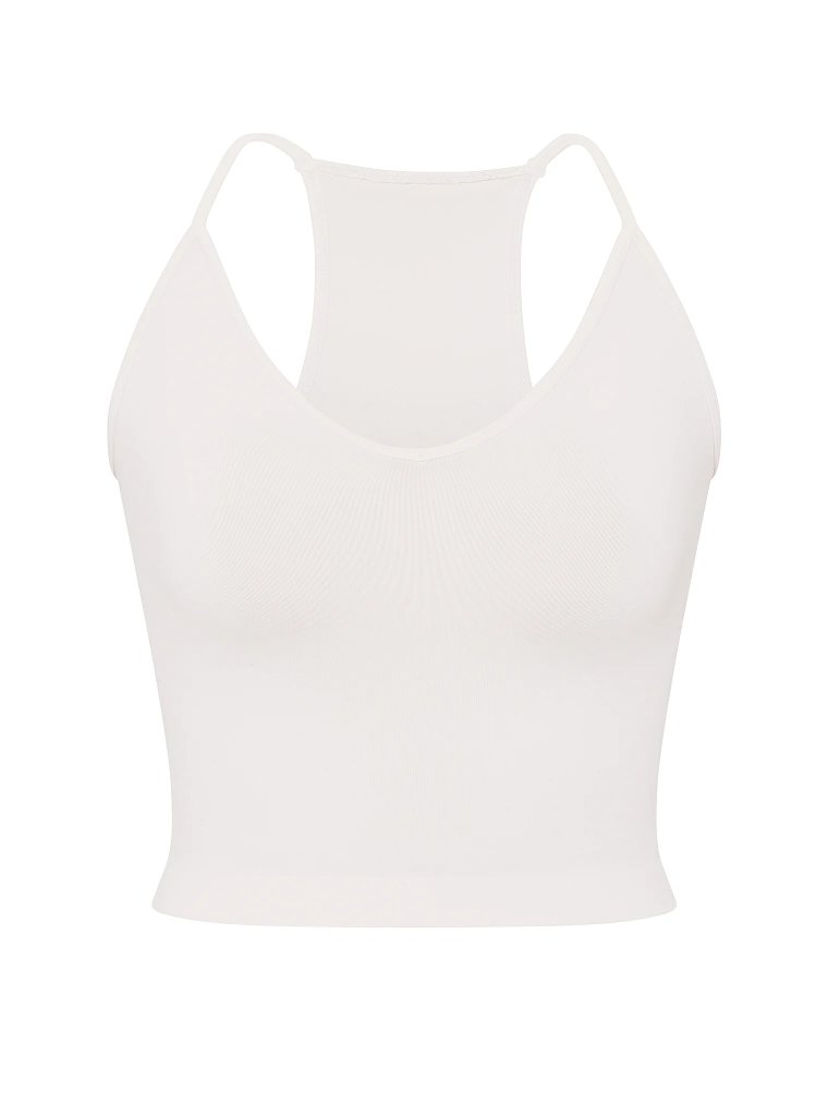 Гладкий бесшовный топ (Tank Top) со спортивной спинкой (Racerback)