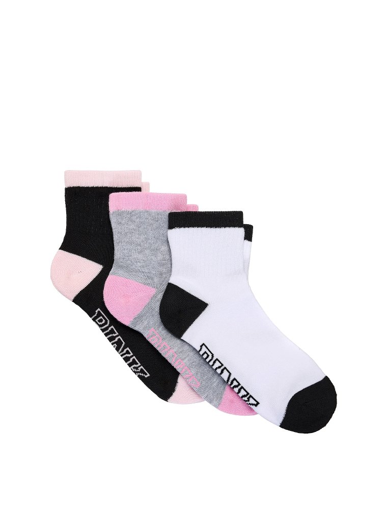 Набор из 3 пар носков до середины голени (Quarter Socks)